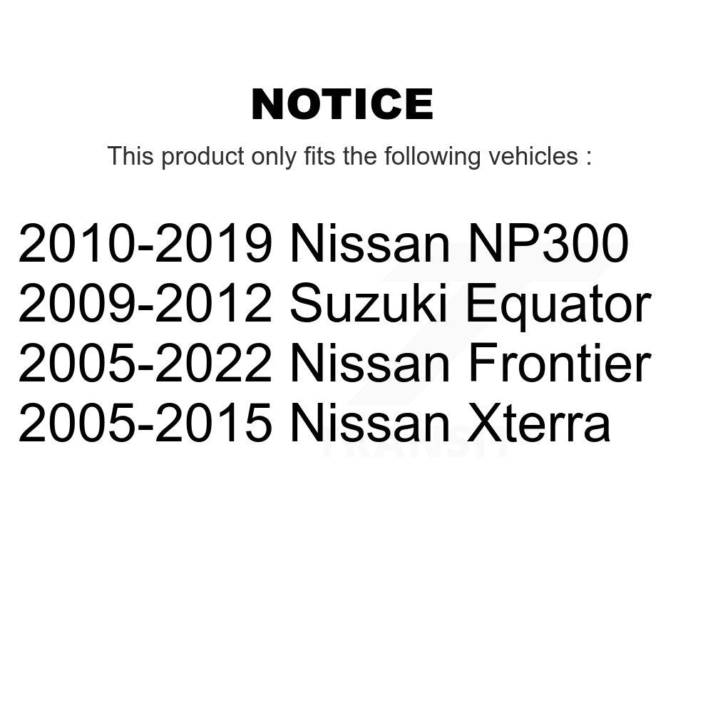 Fuel Tank Strap AGY-01110387 For Nissan Frontier Xterra Suzuki Equator NP300