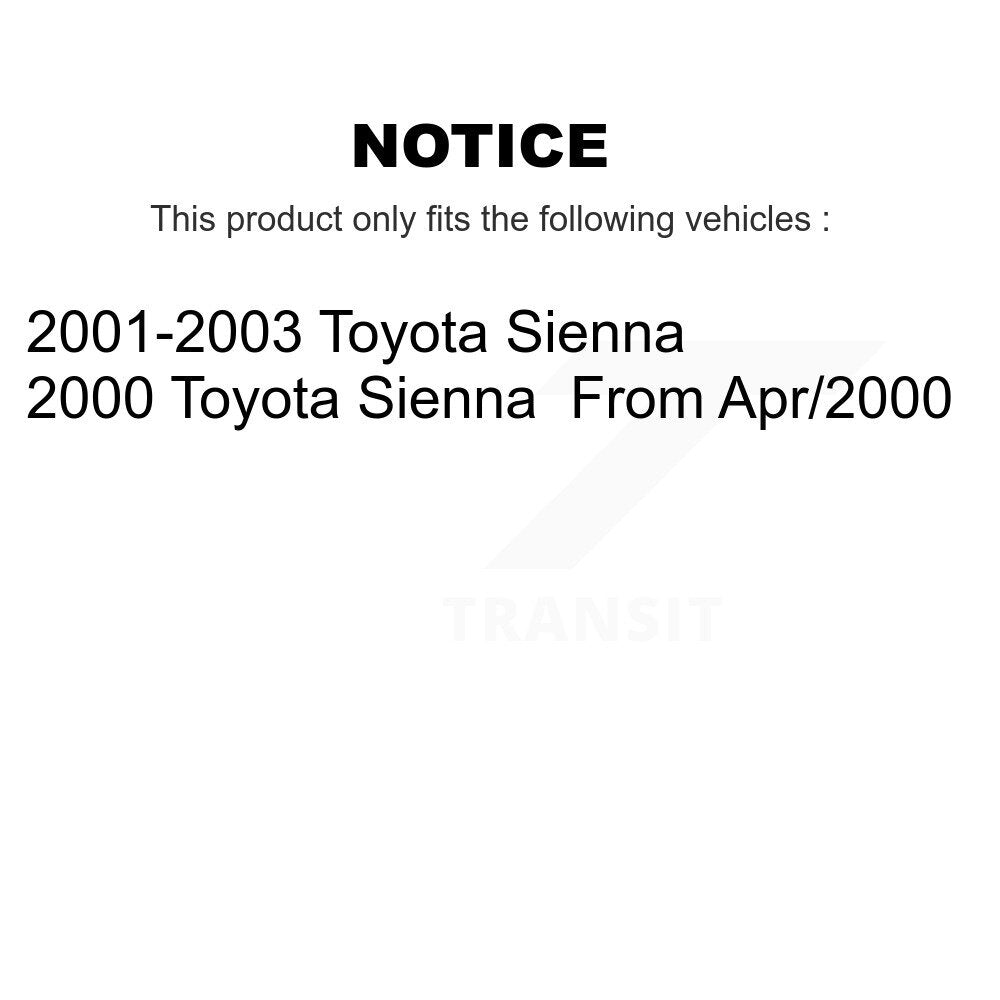 Fuel Tank Strap AGY-01110397 For Toyota Sienna