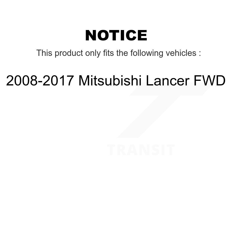 Fuel Tank Strap AGY-01110404 For 2008-2017 Mitsubishi Lancer FWD