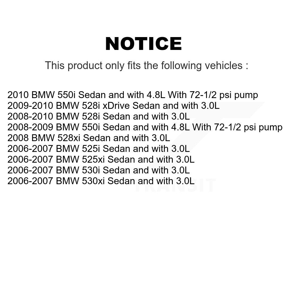 Fuel Pump Module Assembly AGY-4010589 For BMW 530xi 528i xDrive 525i 528xi 525xi