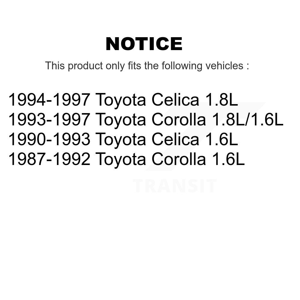 Accessory Drive Belt Water Pump Power Steering BAN-3PK635 For Toyota Corolla