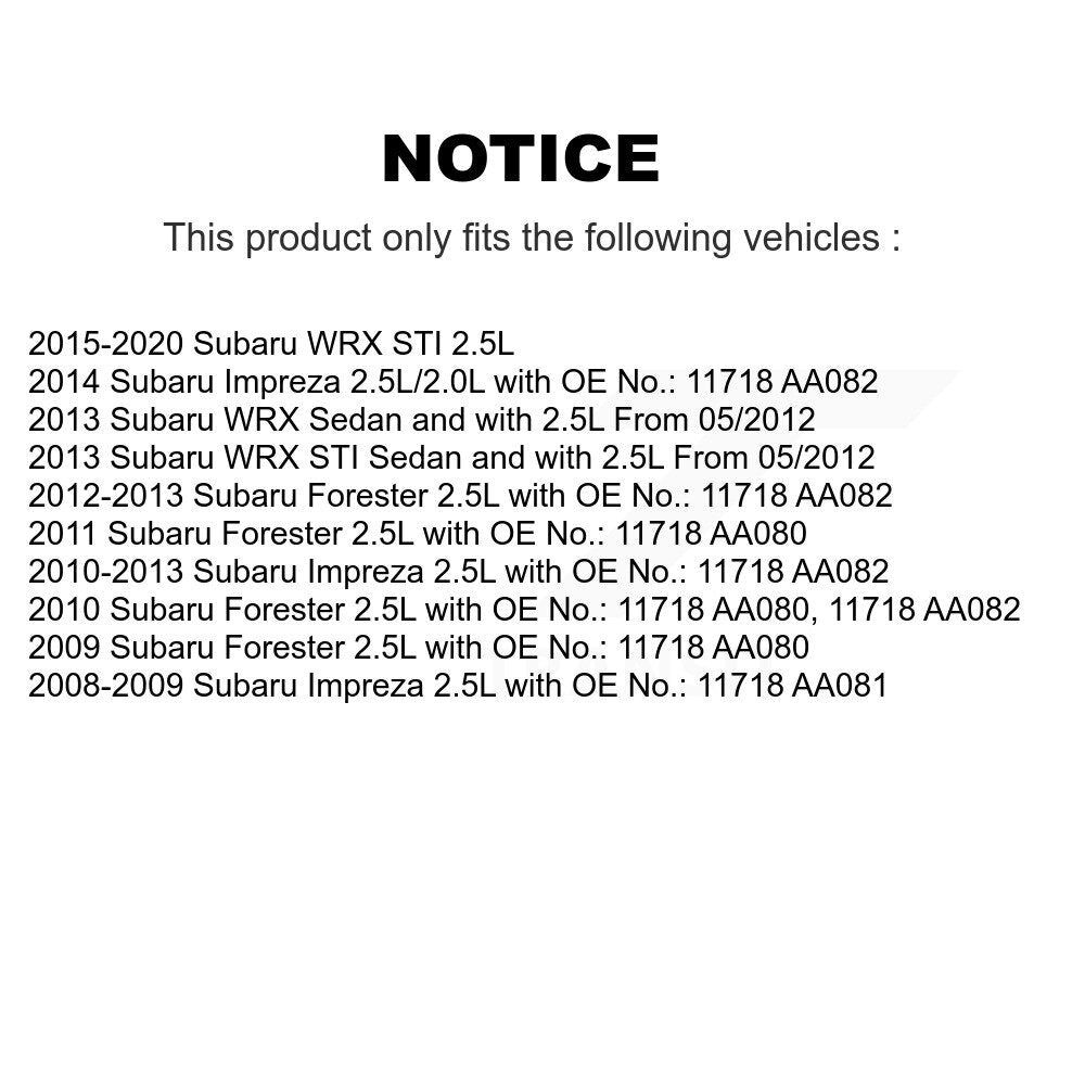 Accessory Drive Belt Air Conditioning BAN-4PK805F For Subaru Impreza Forester