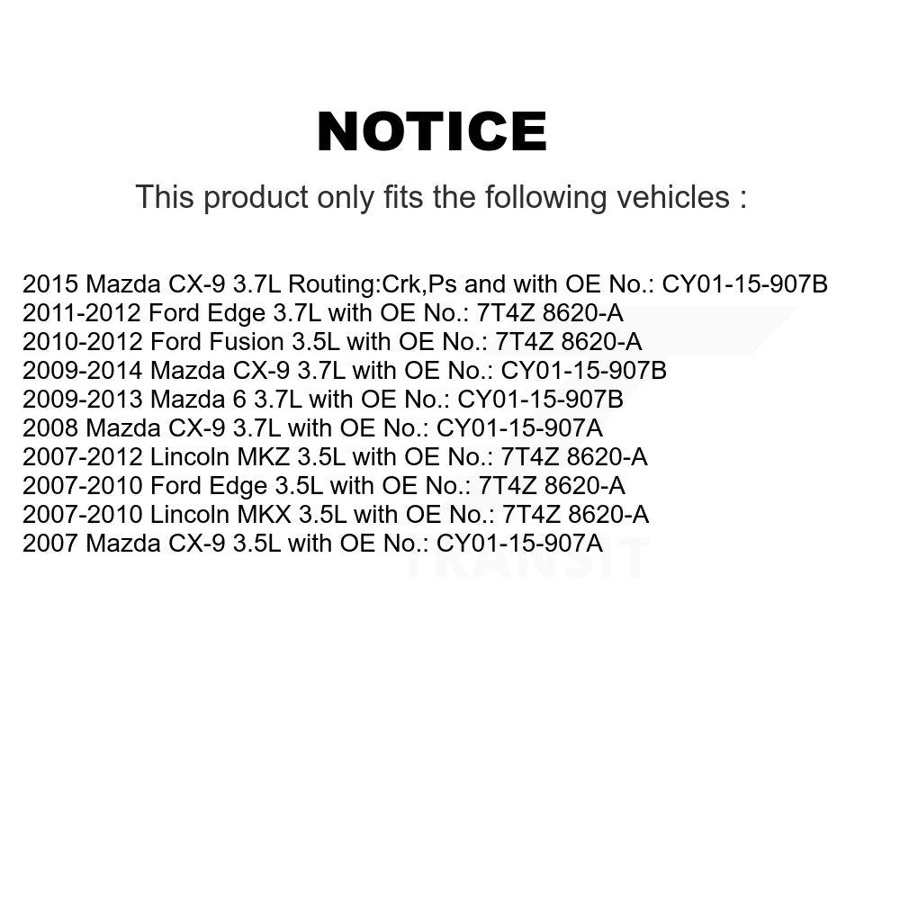 Accessory Drive Belt Power Steering BAN-4PK894F For Ford Edge Fusion Mazda 6 MKX