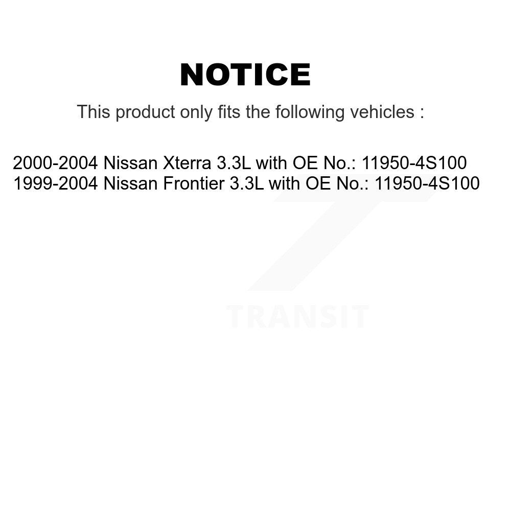 Accessory Drive Belt Water Pump Power Steering BAN-5PK1235 For Nissan Xterra