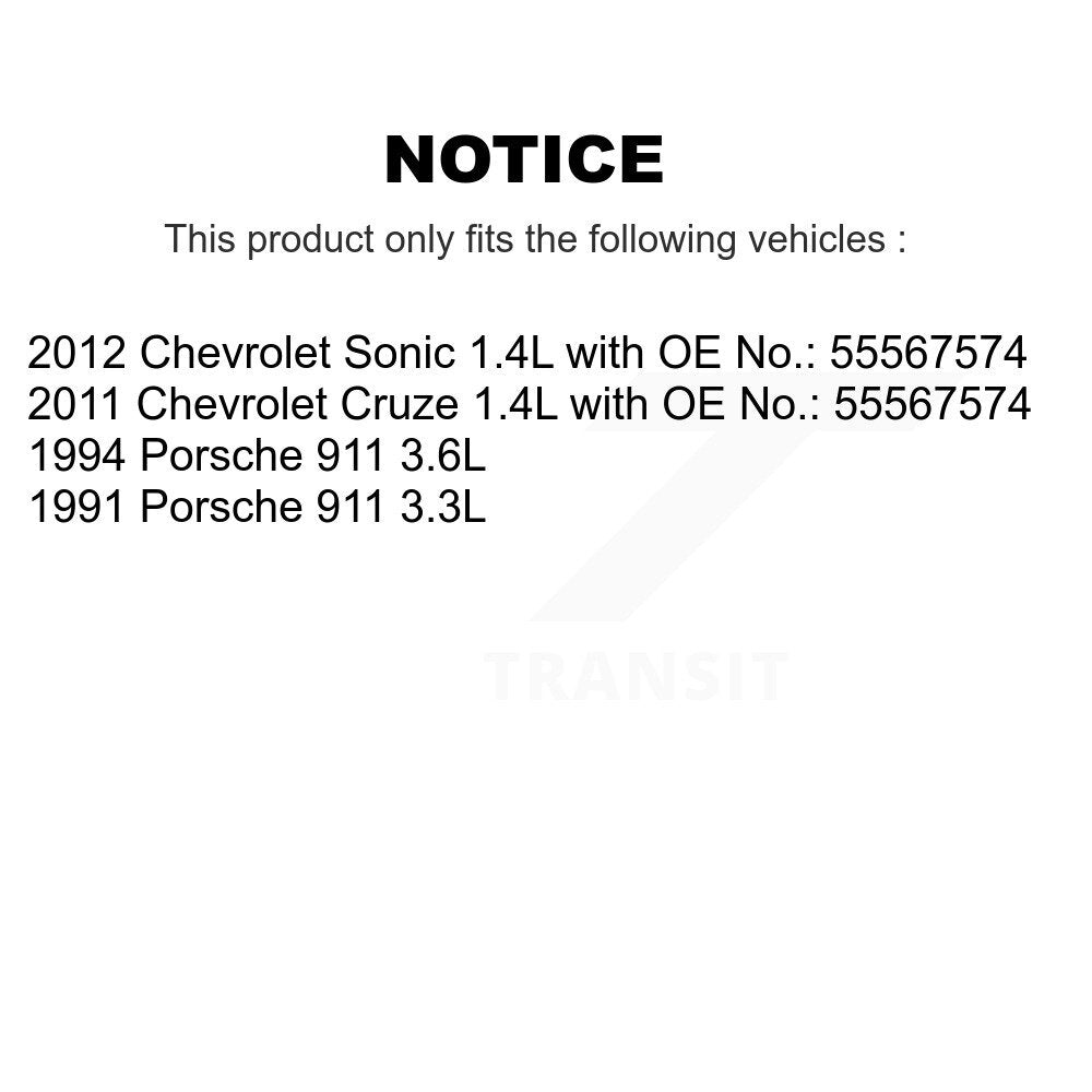 Accessory Drive Belt BAN-6PK1410 For Chevrolet Cruze Sonic Porsche 911