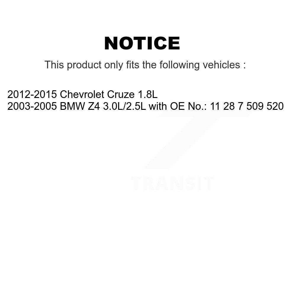Accessory Drive Belt BAN-6PK1450 For Chevrolet Cruze BMW Z4