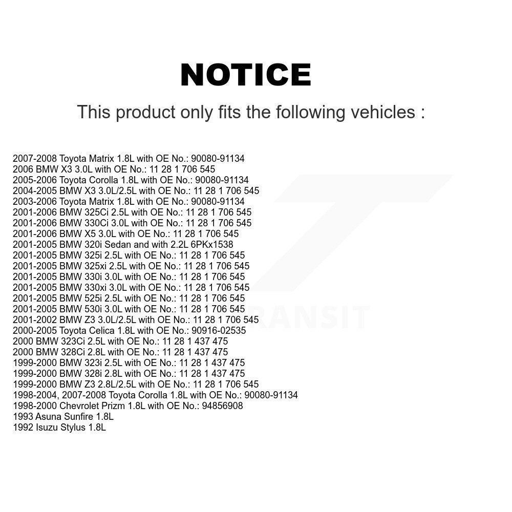 Accessory Drive Belt BAN-6PK1540 For Toyota Corolla Matrix BMW X5 X3 330Ci 325i