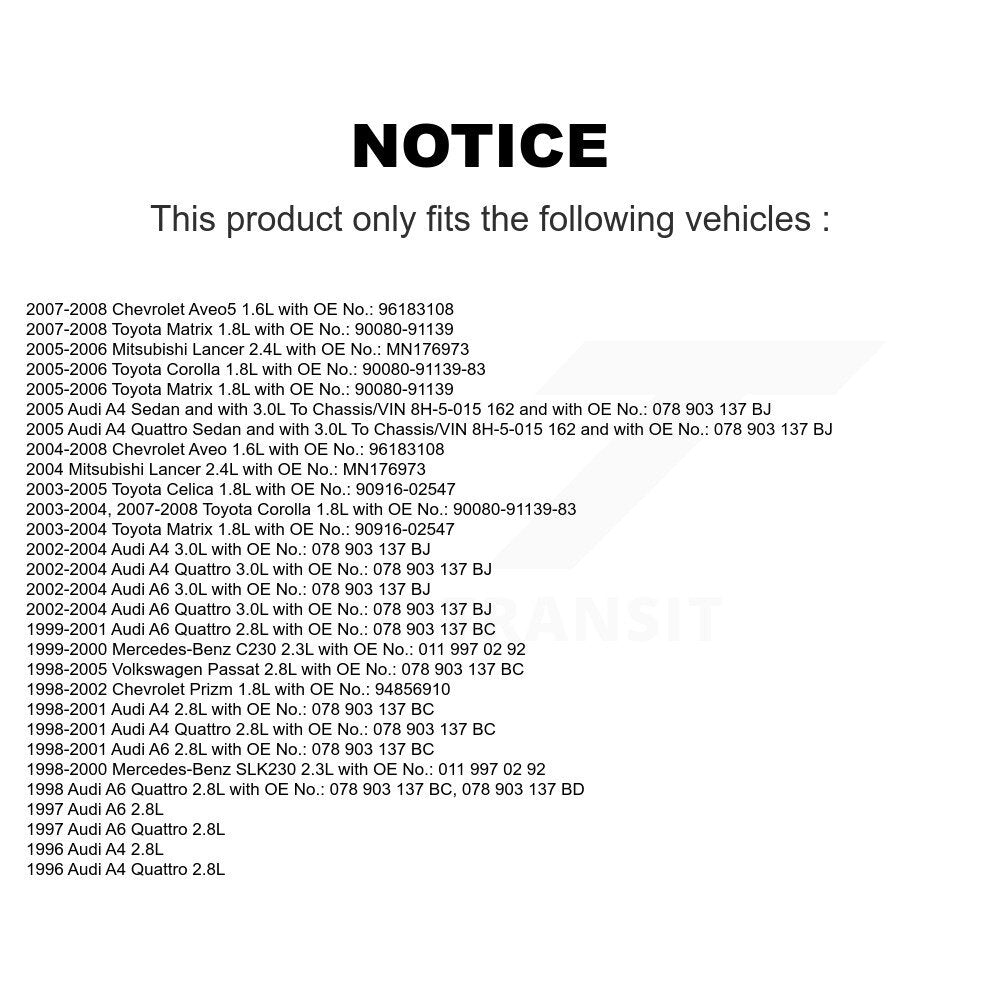 Accessory Drive Belt BAN-6PK1880 For Toyota Corolla Matrix Chevrolet Audi Aveo