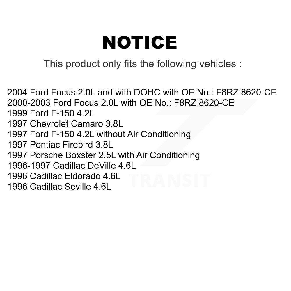 Accessory Drive Belt BAN-6PK2120 For Ford F-150 Focus Chevrolet Camaro Cadillac