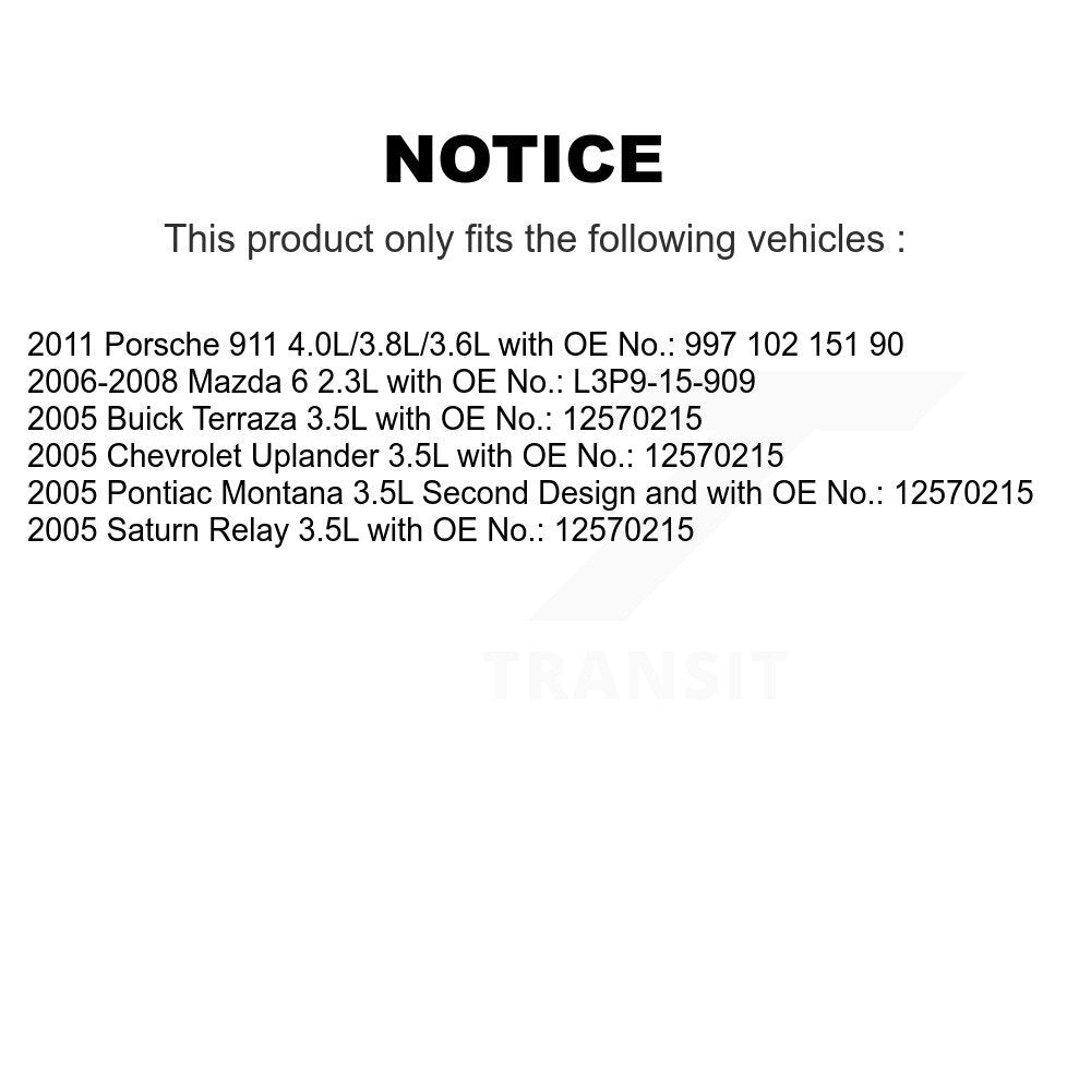 Accessory Drive Belt BAN-6PK2250 For Mazda 6 Pontiac Montana Chevrolet Uplander