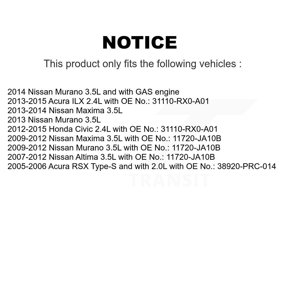 Accessory Drive Belt BAN-7PK1700 For Honda Civic Nissan Altima Murano Acura ILX