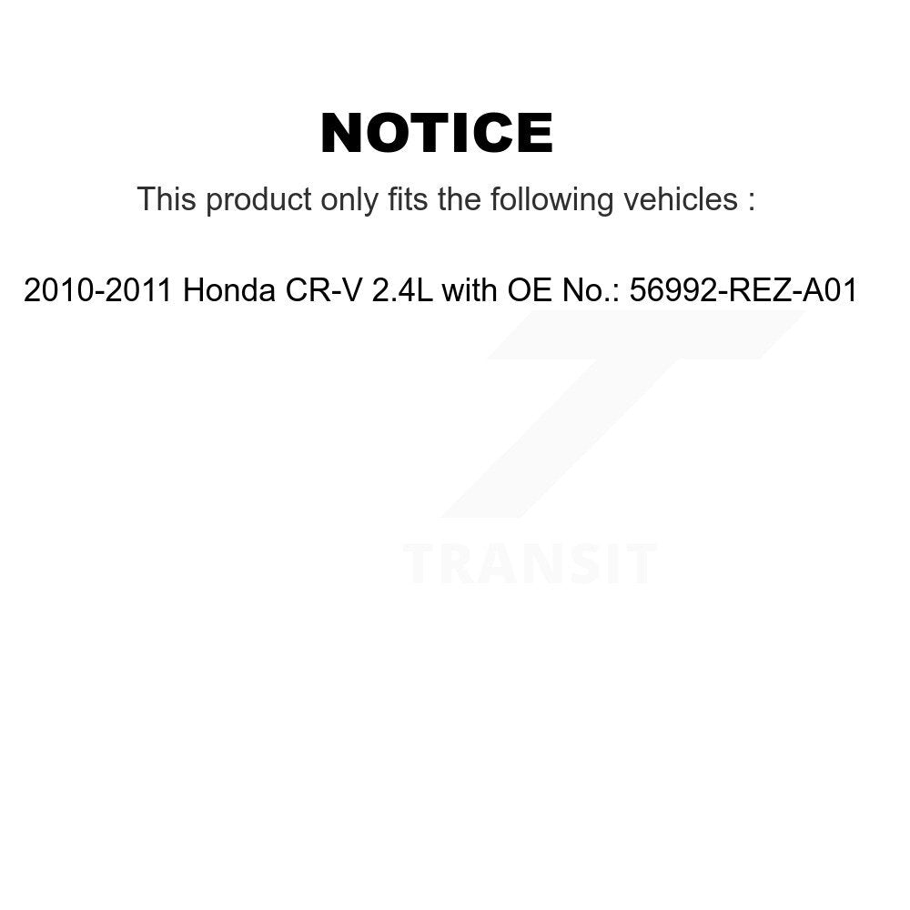 Accessory Drive Belt BAN-7PK1745 For 2010-2011 Honda CR-V 2.4L