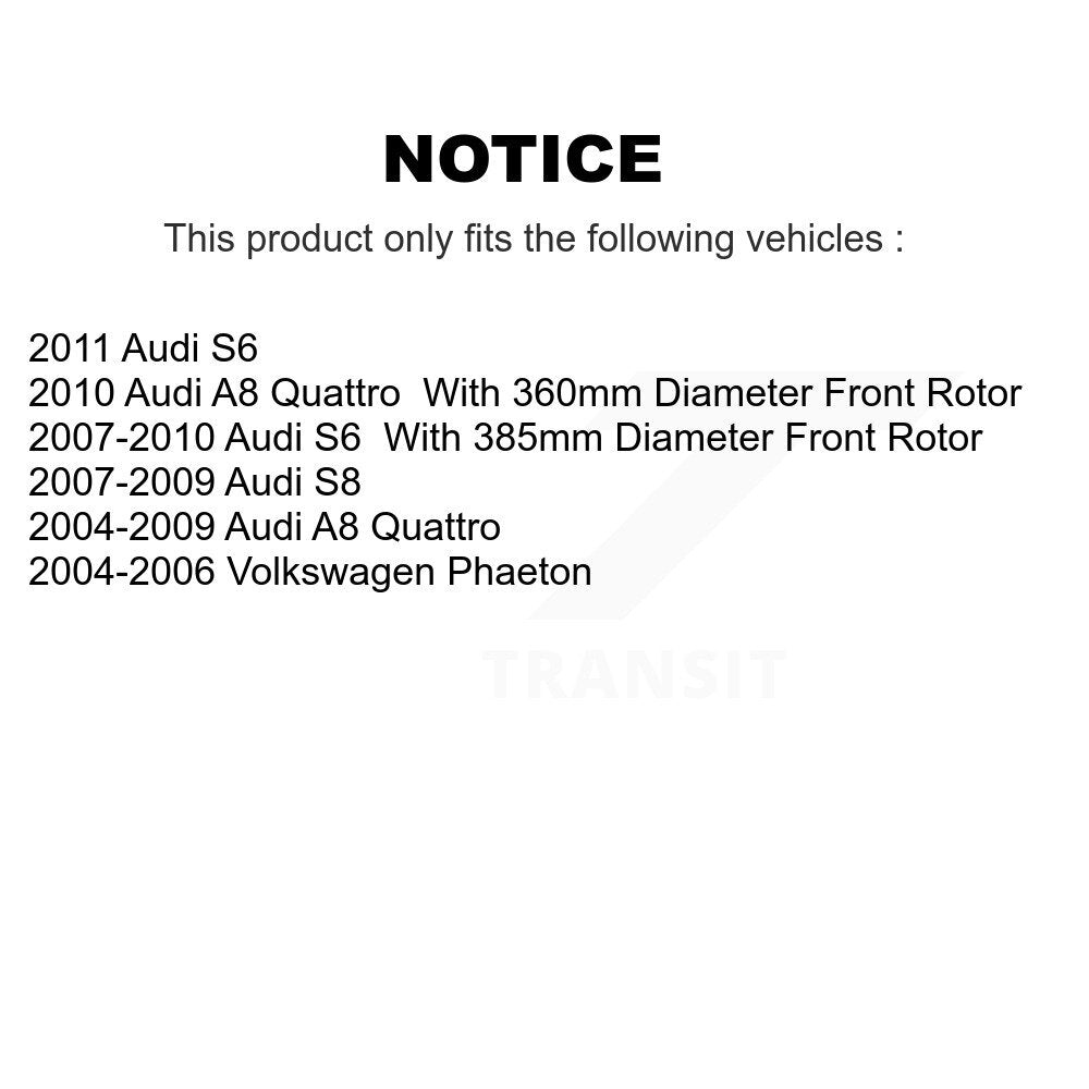 Ceramic Disc Brake Pads Front CMX-D1024 For Audi A8 Quattro S6 S8 Volkswagen