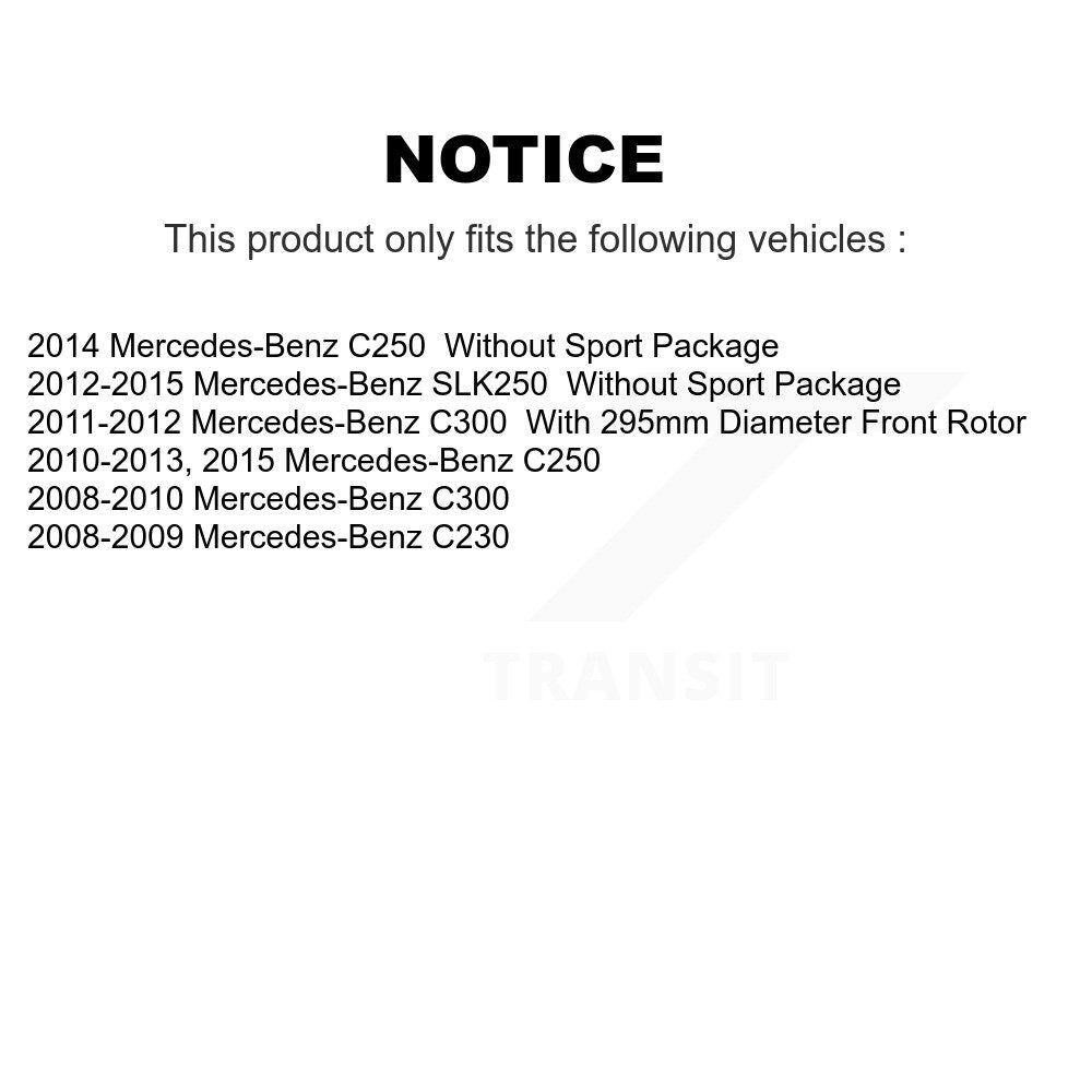 Ceramic Disc Brake Pads Front CMX-D1340 For Mercedes-Benz C300 C250 C230 SLK250