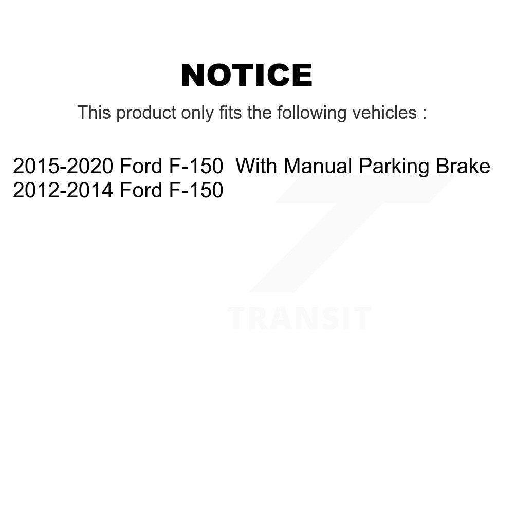 Ceramic Disc Brake Pads Rear CMX-D1602 For Ford F-150