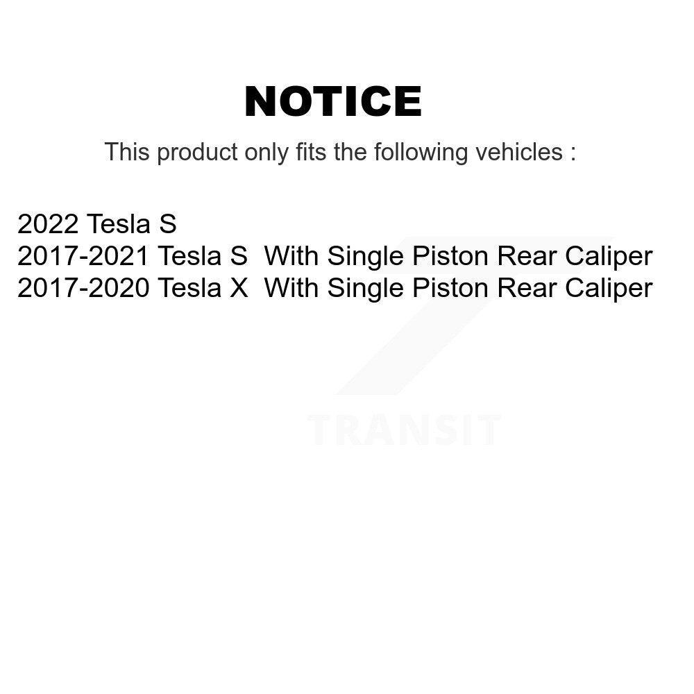 Ceramic Disc Brake Pads Rear CMX-D2164 For 2017-2025 Tesla X S