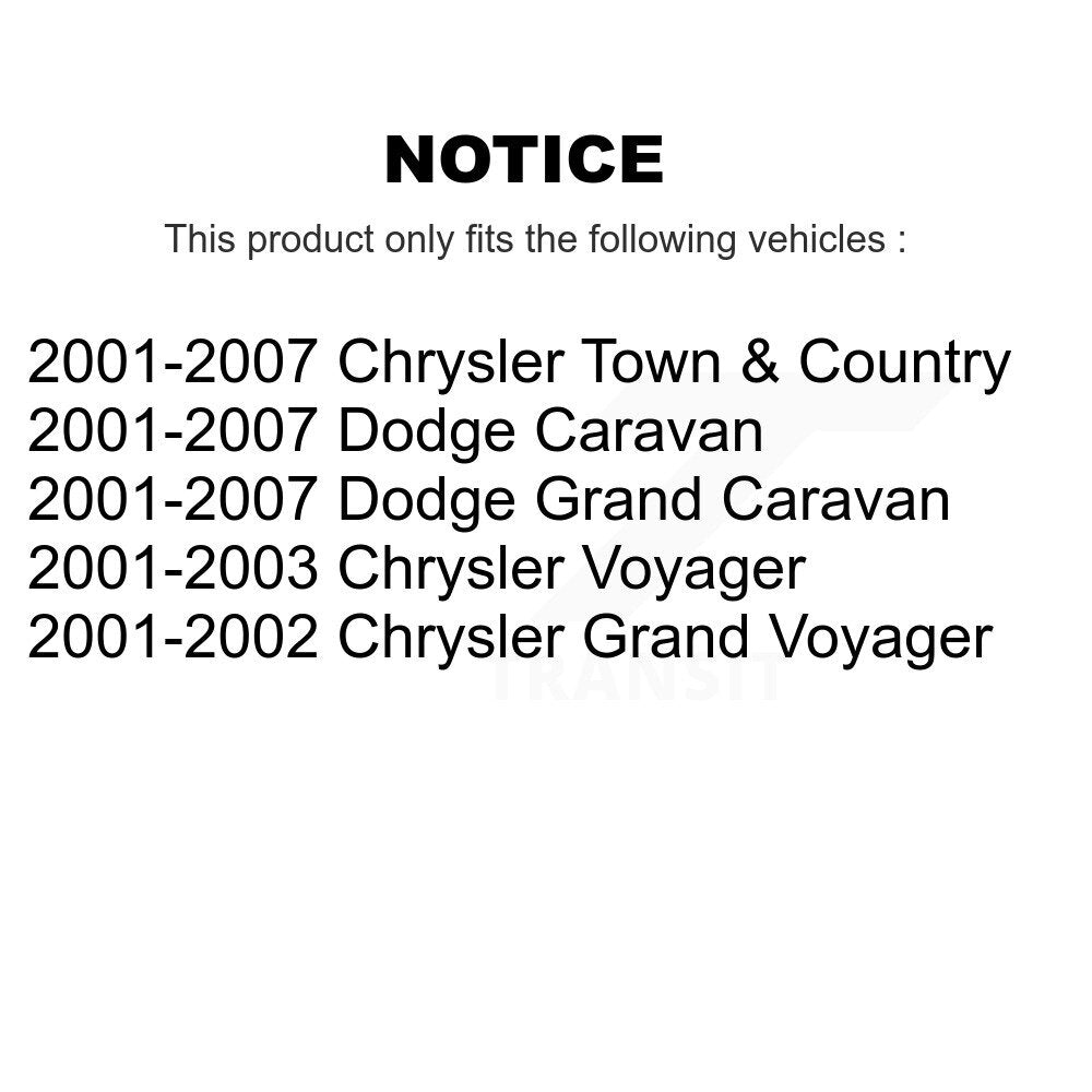 Ceramic Disc Brake Pads Rear CMX-D858 For Dodge Grand Caravan Chrysler Town &