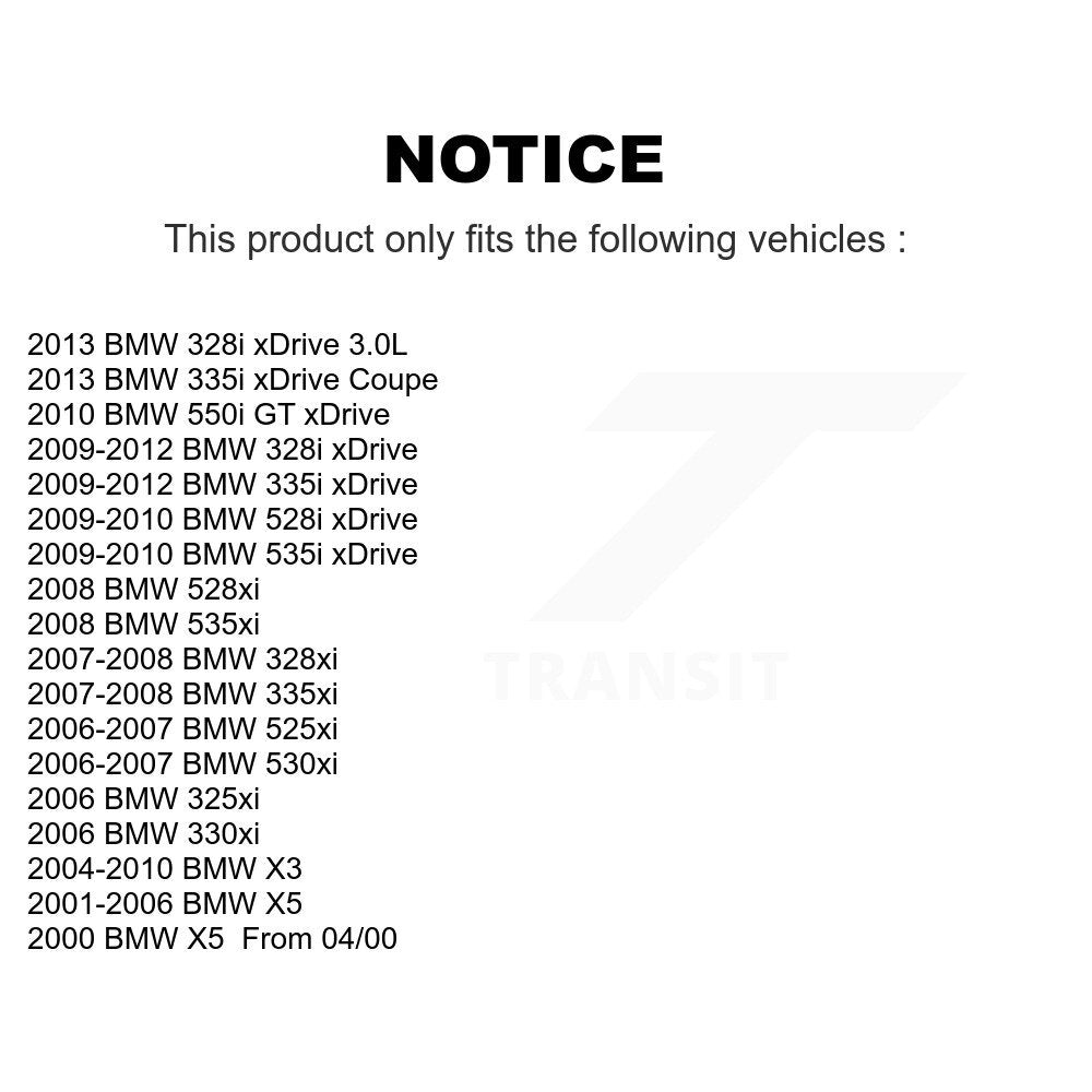 Wheel Bearing Front Pair For BMW 328i xDrive X3 X5 335i 328xi 335xi 325xi 530xi