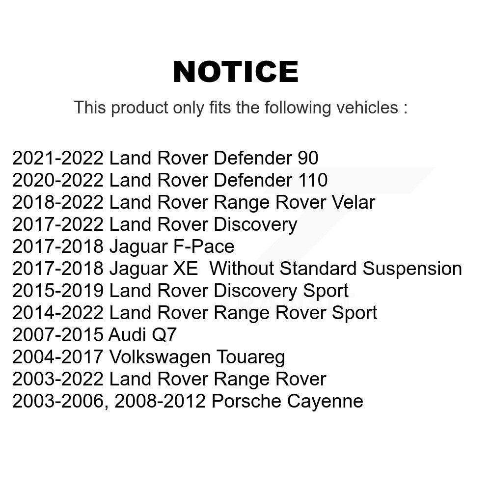 Wheel Bearing Rear Pair For Land Rover Range Sport Volkswagen Touareg Audi Q7 XE