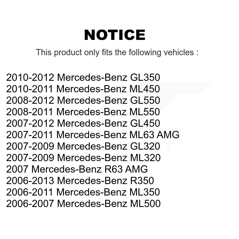 Wheel Bearing Rear Pair For Mercedes-Benz ML350 ML320 GL350 R350 GL320 GL450 AMG