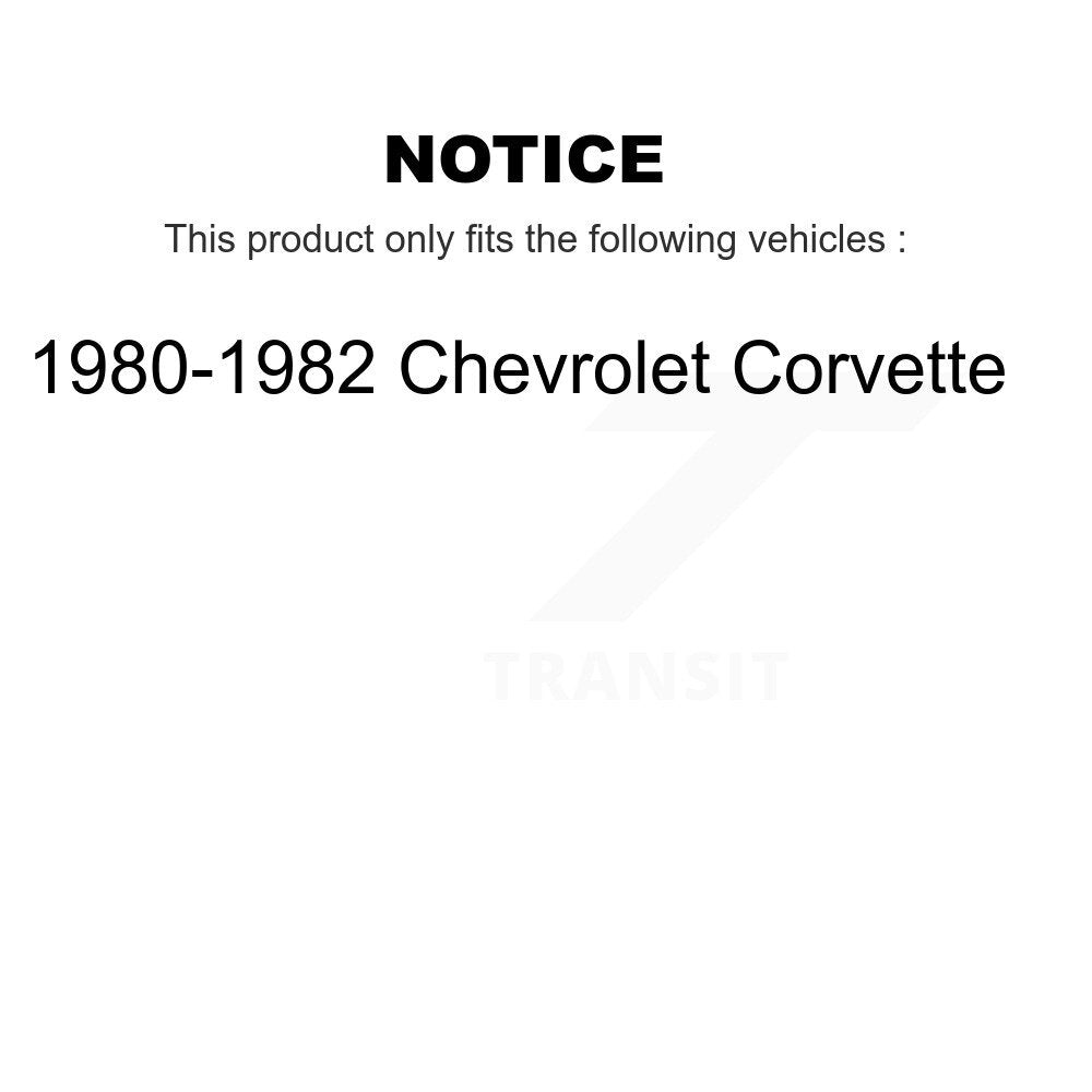 Wheel Bearing And Race Rear Outer Pair For 1980-1982 Chevrolet Corvette