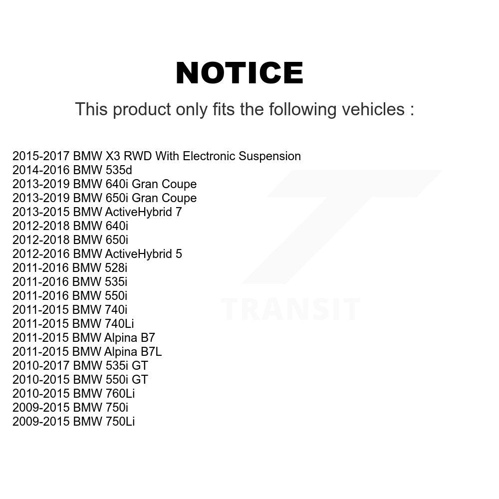 Wheel Bearing Hub Assembly Front Pair For BMW X3 528i 650i 535i 750Li 750i 550i