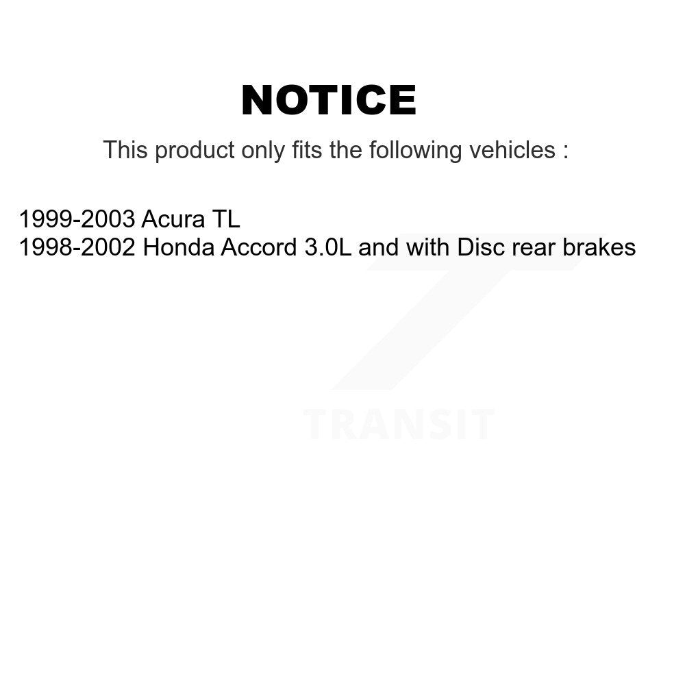 Wheel Bearing And Hub Assembly Front Rear Kit For Honda Accord Acura TL