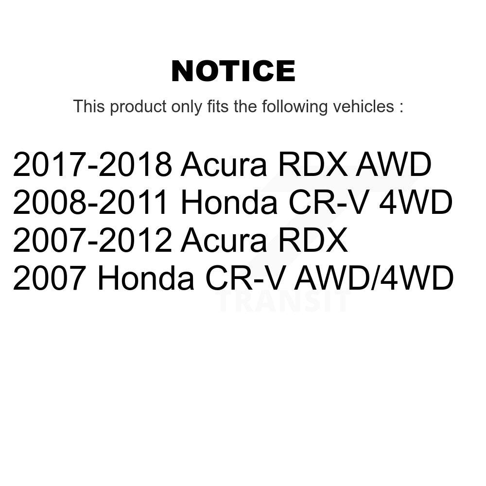 Wheel Bearing And Hub Assembly Front Rear Kit For Honda CR-V Acura RDX