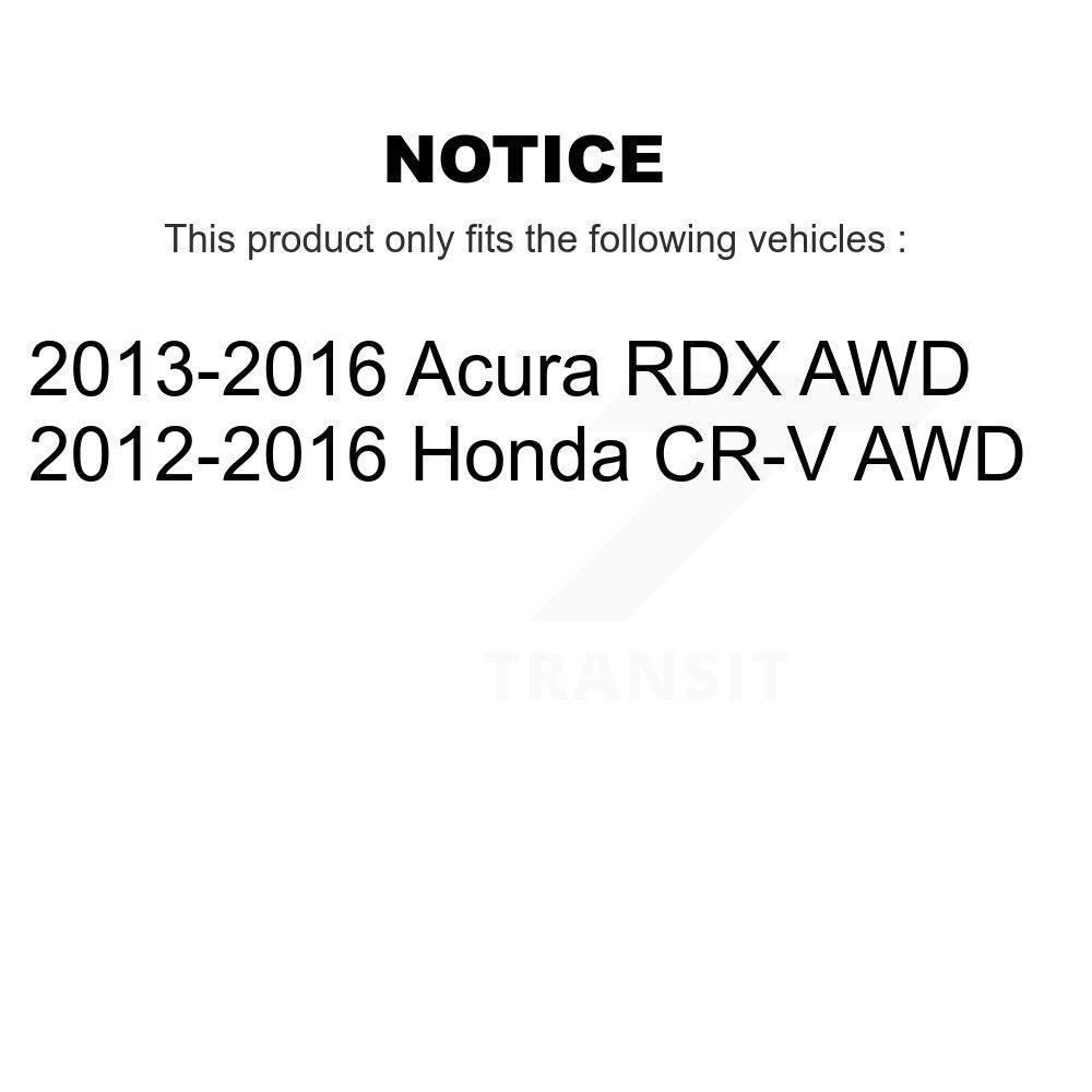 Wheel Bearing And Hub Assembly Front Rear Kit For Honda CR-V Acura RDX AWD
