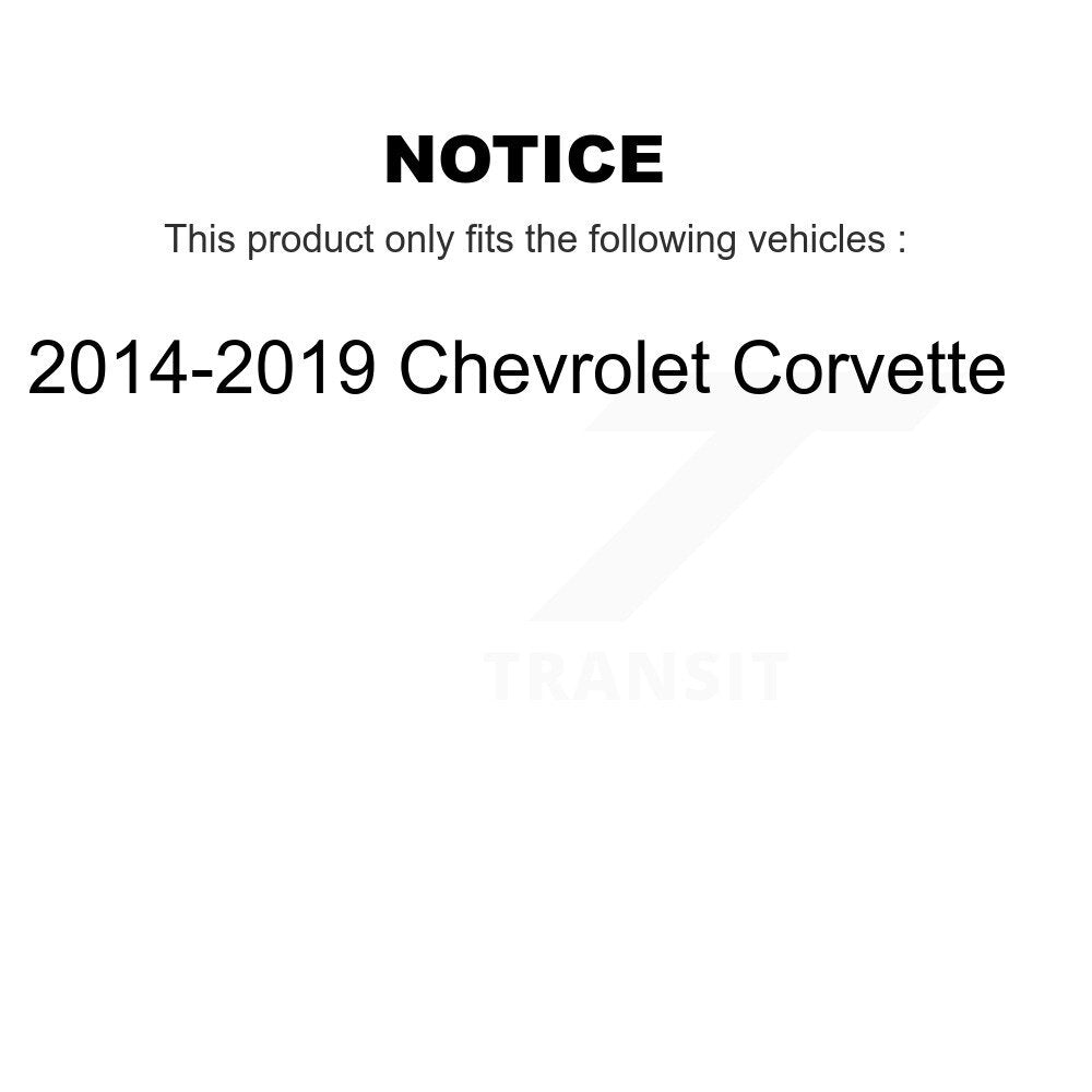 Wheel Bearing And Hub Assembly Front Pair For 2014-2019 Chevrolet Corvette