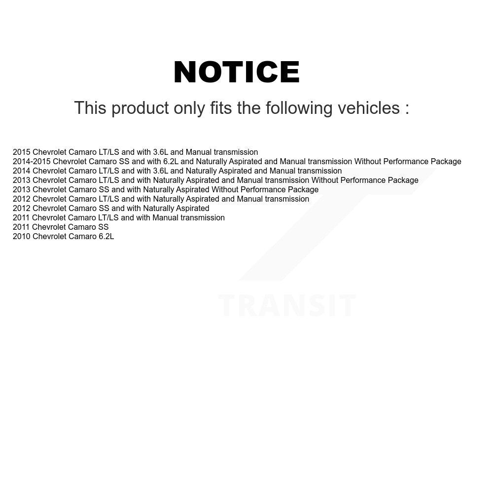 Wheel Bearing & Hub Assembly Front Rear Kit For Chevrolet Camaro