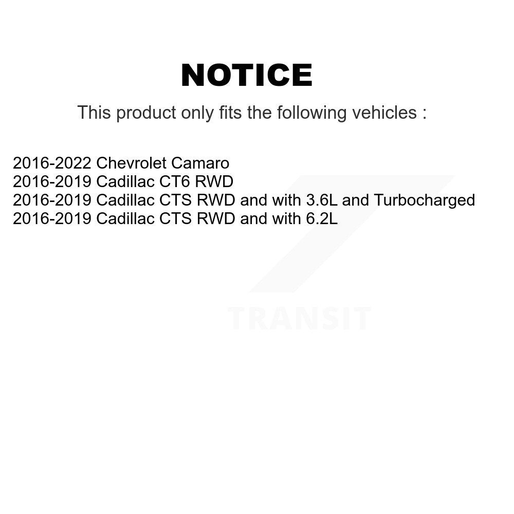 Wheel Bearing Hub Assembly Front Rear Kit For Chevrolet Camaro Cadillac CTS CT6
