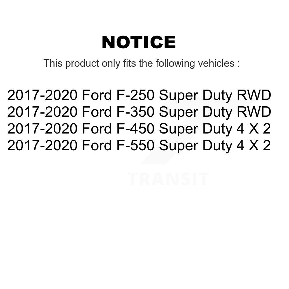 Wheel Bearing And Hub Assembly Front Pair For Ford F-350 Super Duty F-250 F-450