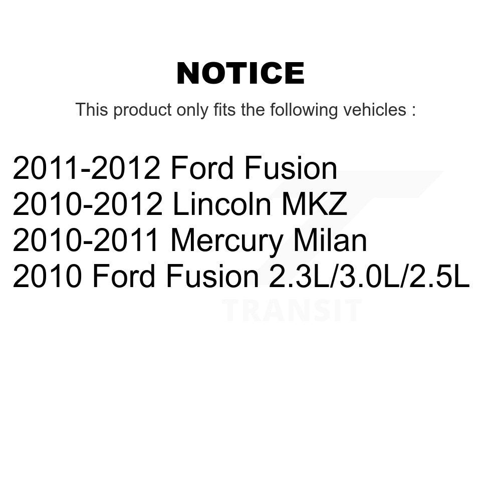 Control Arm Ball Joint Link Front Kit For Ford Fusion Lincoln MKZ Mercury Milan