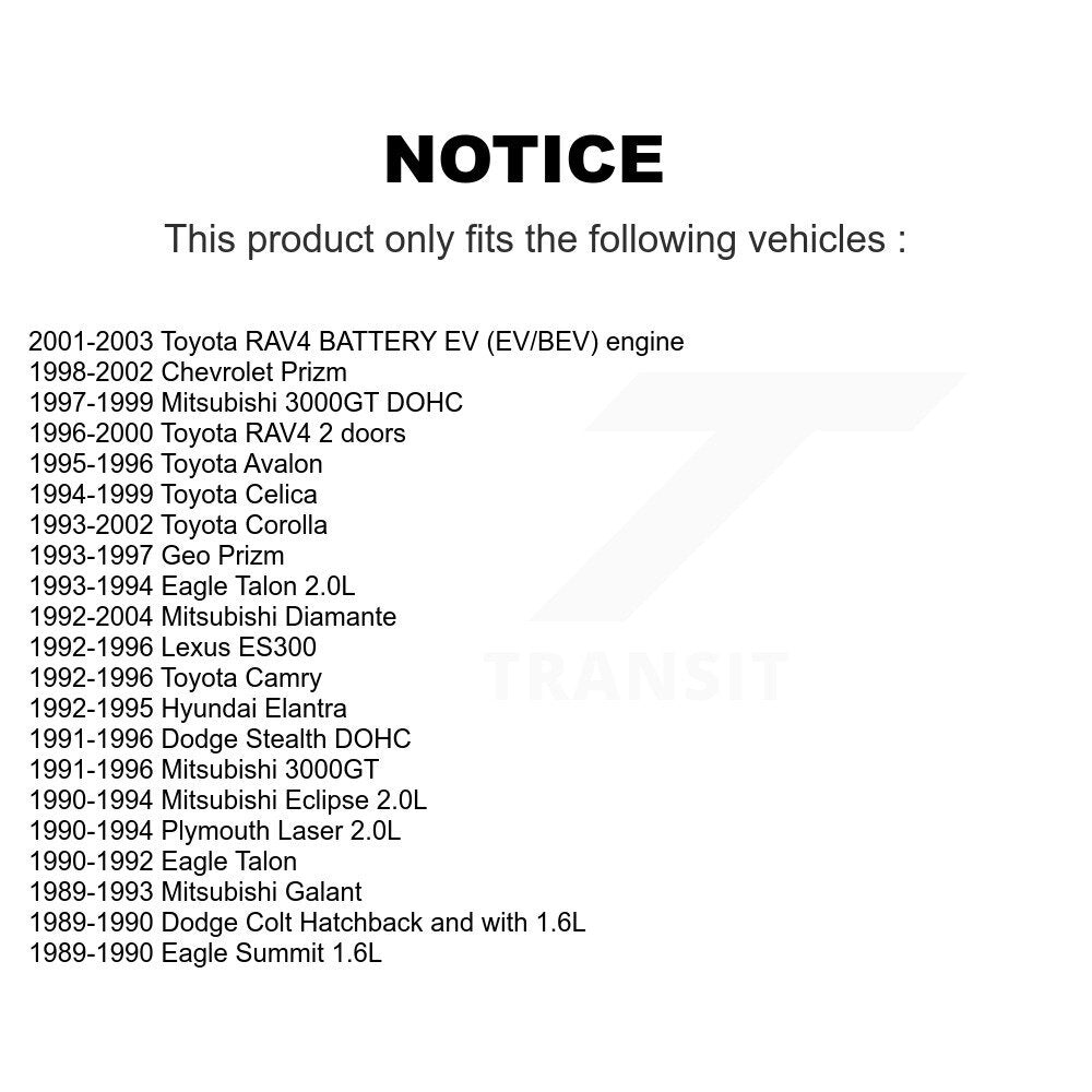 Link Front Pair For Toyota Corolla RAV4 Camry Dodge Stealth Celica Eagle Talon