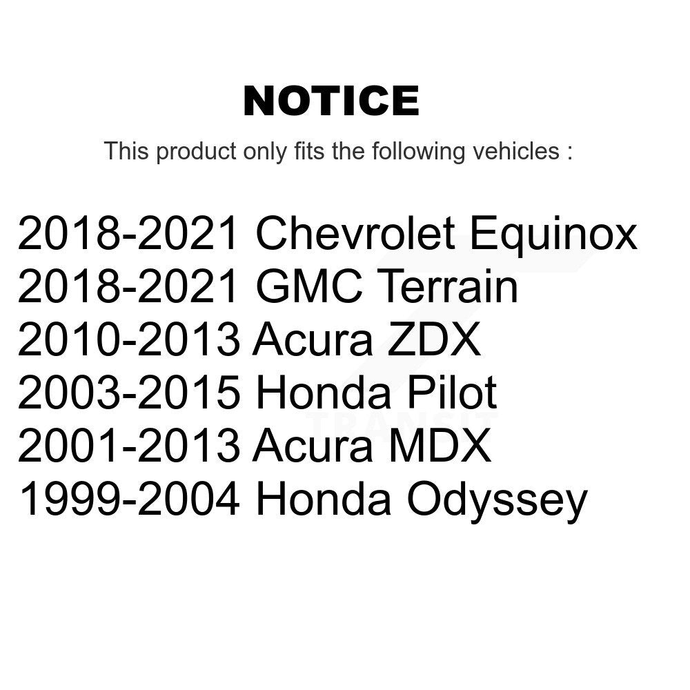 Link Front Pair For Honda Chevrolet Equinox Pilot Acura MDX GMC Terrain Odyssey