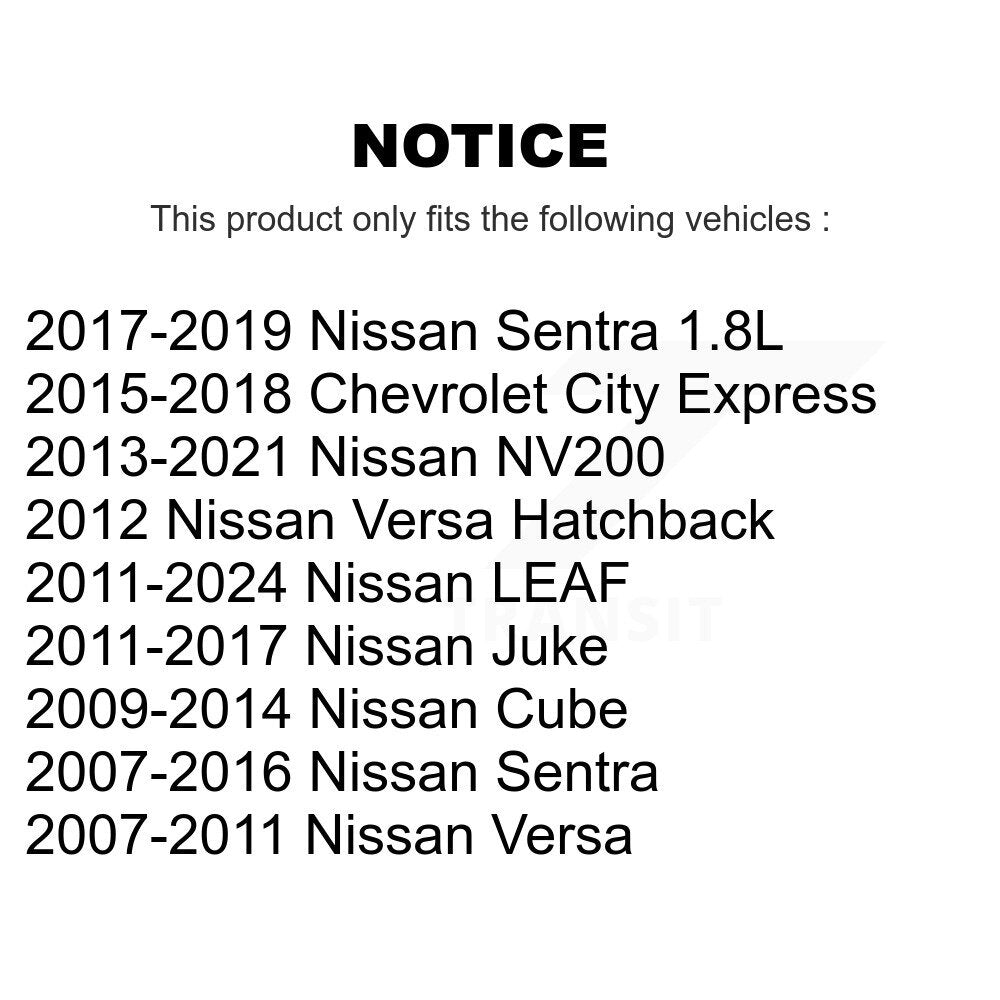 Lower Suspension Ball Joints Pair Front For Nissan Sentra Versa LEAF