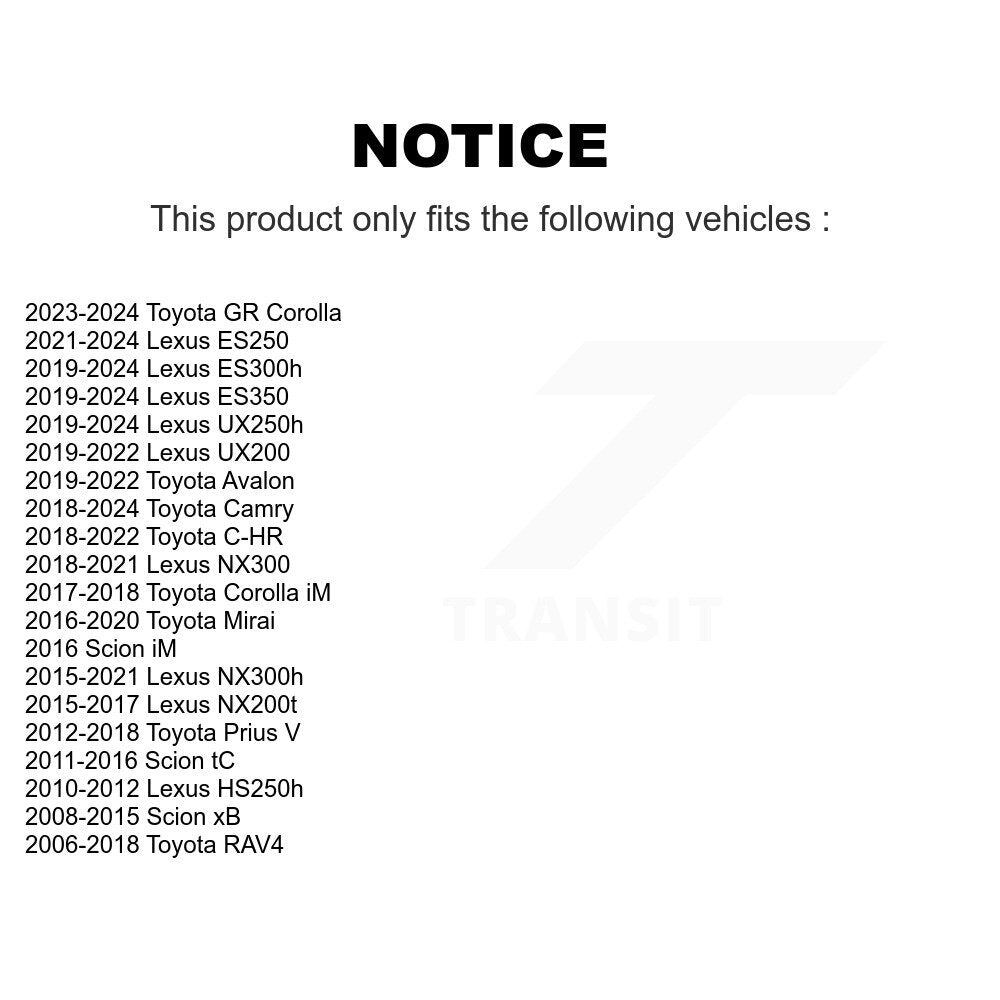 Lower Suspension Ball Joints Pair Front For Toyota RAV4 Camry Lexus V
