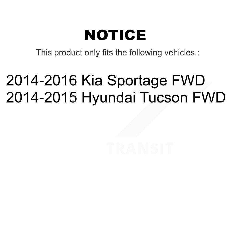 Suspension Link Front Rear Kit For Hyundai Tucson Kia Sportage FWD