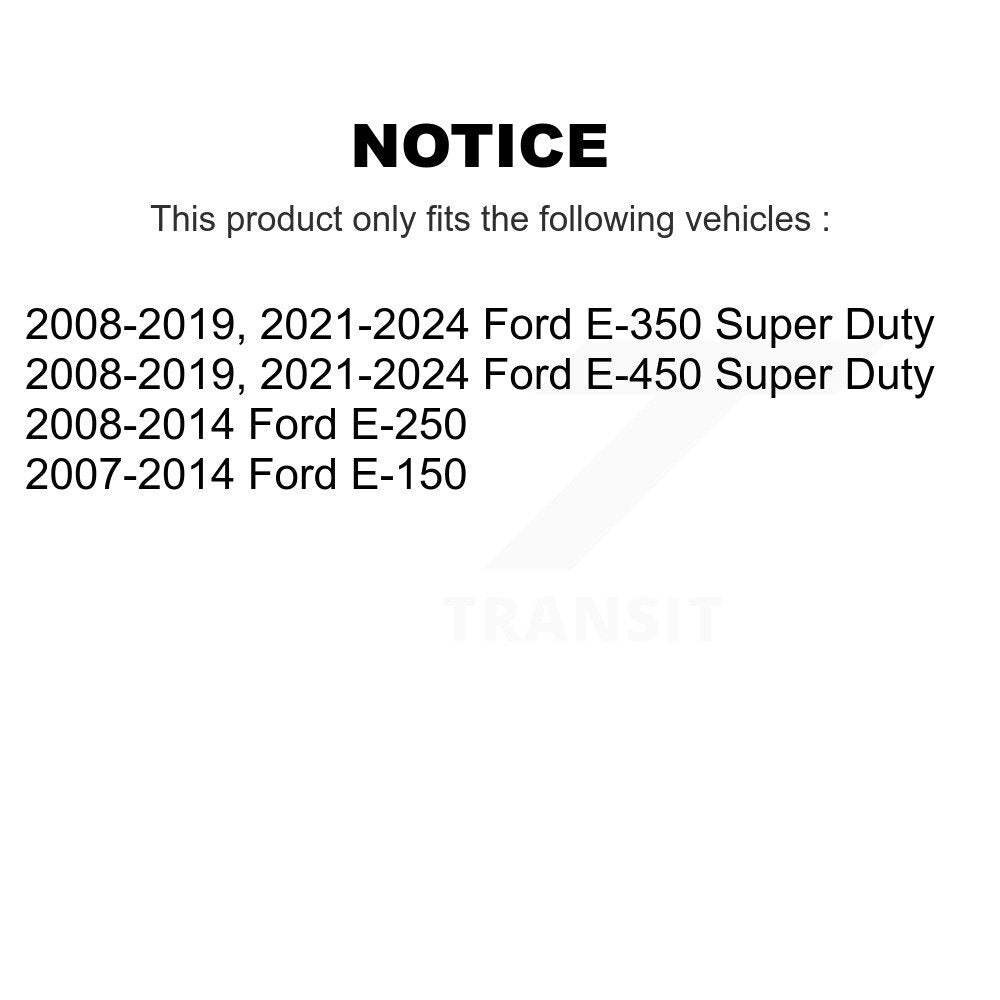 Ball Joint And Tie Rod End Front Kit For Ford E-350 Super Duty E-250 E-150 E-450