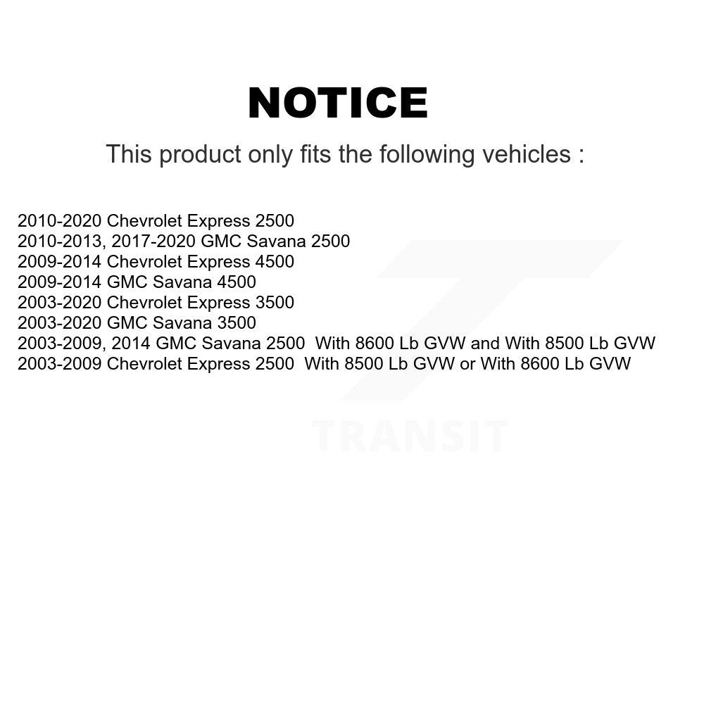 Ball Joint Tie Rod End Front Kit For GMC Chevrolet Express 2500 Savana 3500 4500