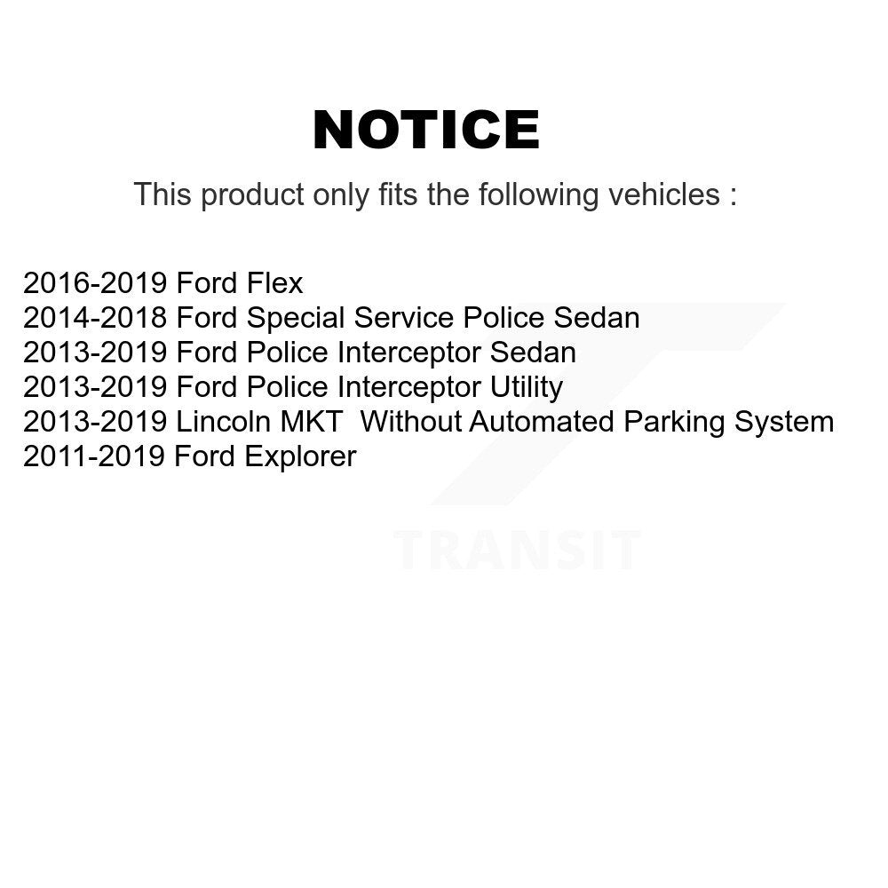 Tie Rod End Front Outer Pair For Ford Explorer Police Interceptor Utility Flex