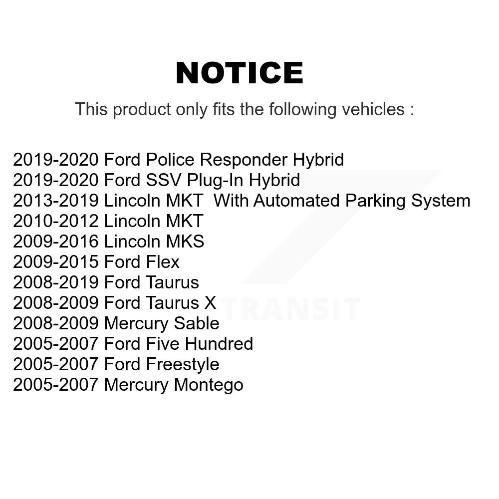 Tie Rod End Front Outer Pair For Ford Taurus Flex Lincoln Five Hundred MKS MKT X