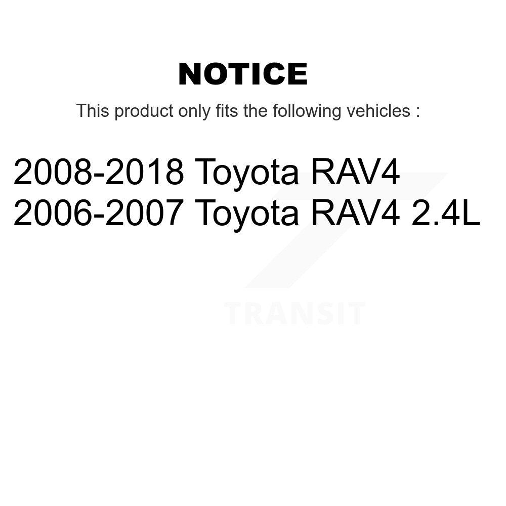 Steering Tie Rod End Front Inner Pair For Toyota RAV4
