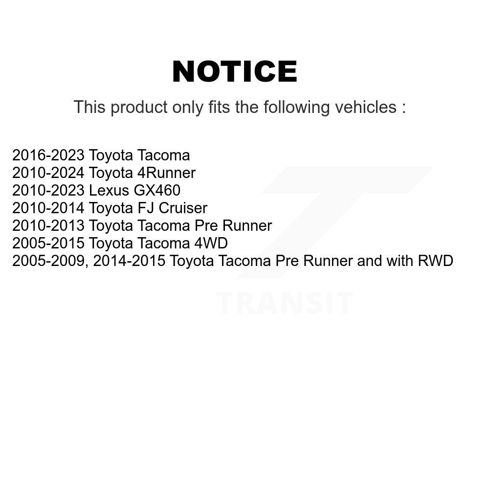 Tie Rod End Front Outer Pair For Toyota Tacoma 4Runner Lexus GX460 FJ Cruiser