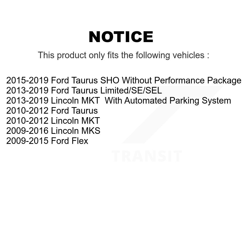 Wheel Bearing And Tie Rod End Front Kit For Ford Taurus Flex Lincoln MKS MKT