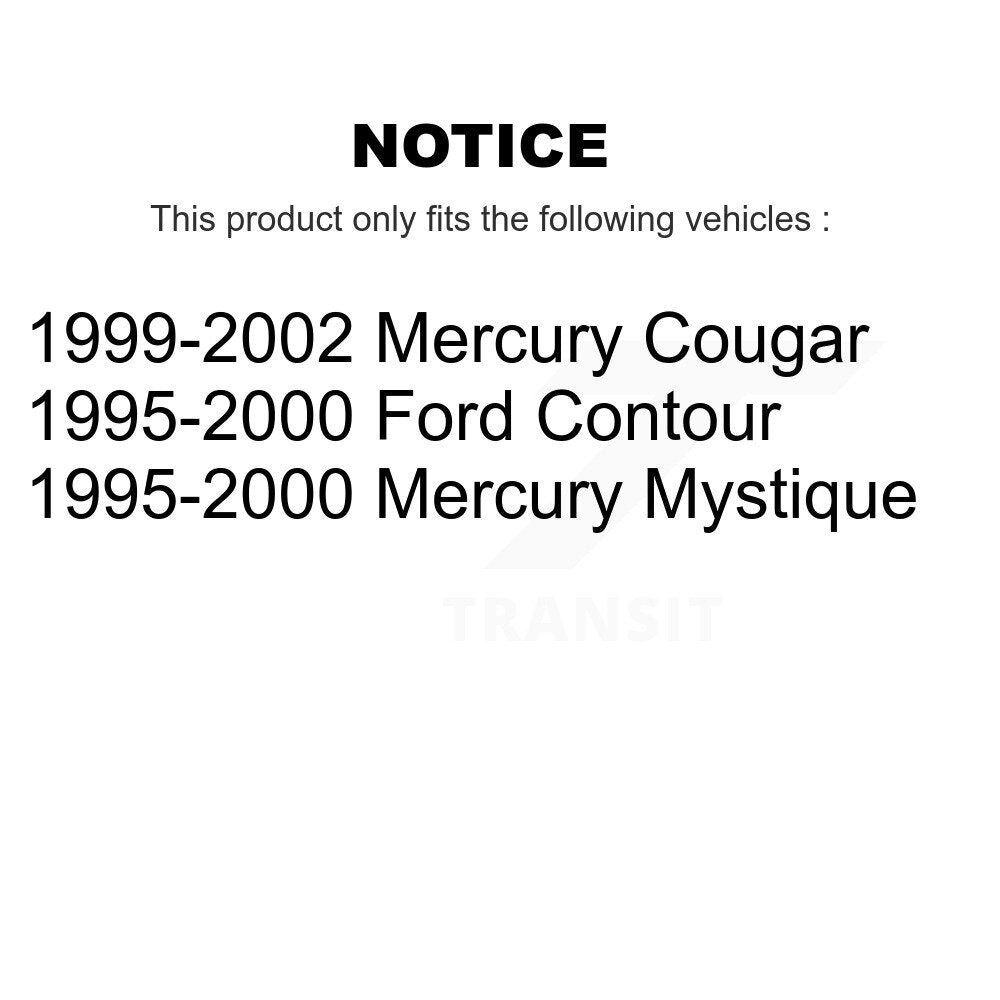 Wheel Bearing And Link Front Kit For Mercury Ford Contour Cougar Mystique