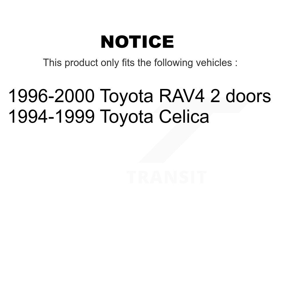 Wheel Bearing And Link Front Kit For Toyota RAV4 Celica