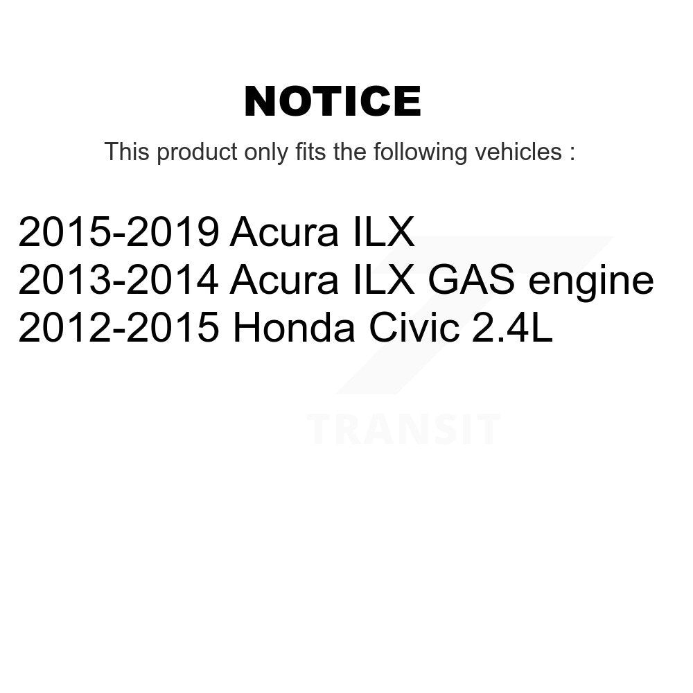 Wheel Bearing And Tie Rod End Front Kit For Honda Civic Acura ILX