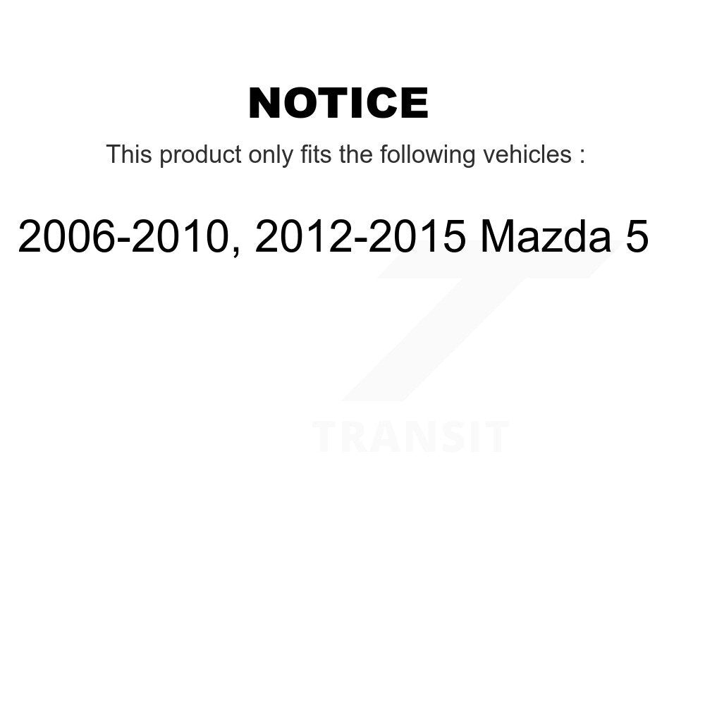 Bearing Lower Ball Joint Outer Tie Rod Sway Bar Link Front Left Kit For Mazda 5
